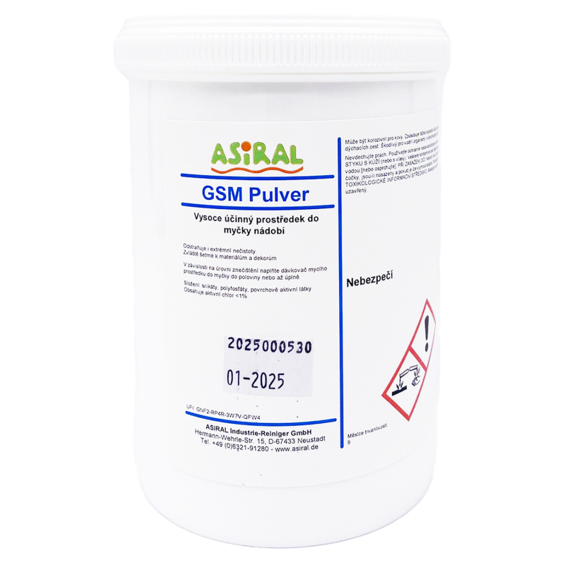 Produkt - GSM Pulver (Chlor alkalický čistič)